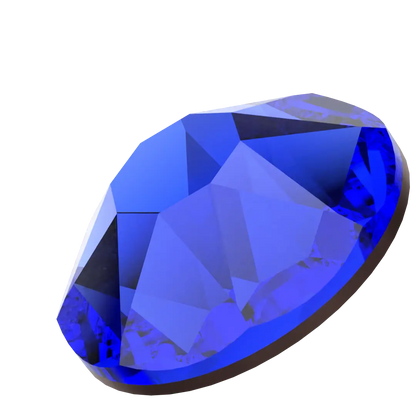Swarovski Majestic Blue flat back rhinestone crystal non hotfix