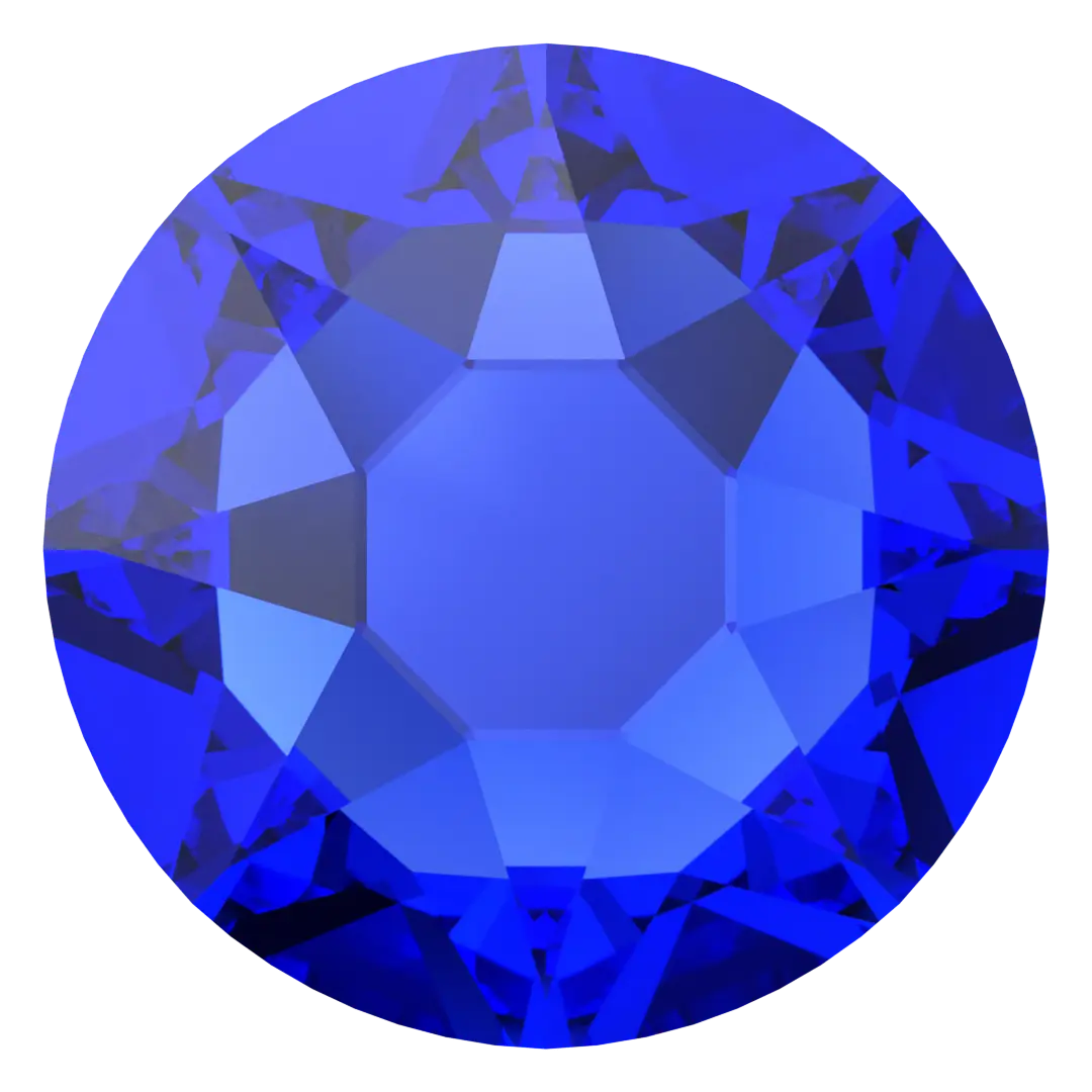 Swarovski Majestic Blue flat back rhinestone crystal non hotfix