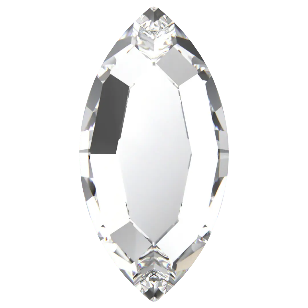 Swarovski Navette shape flat back rhinestone crystal non hotfix
