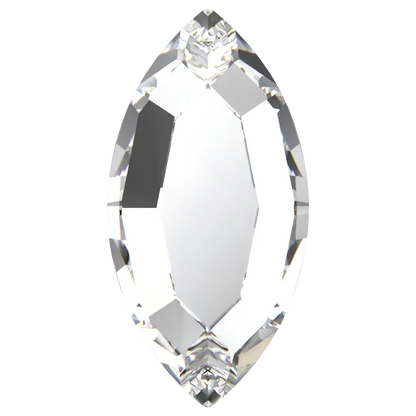 Swarovski Navette shape flat back rhinestone crystal non hotfix