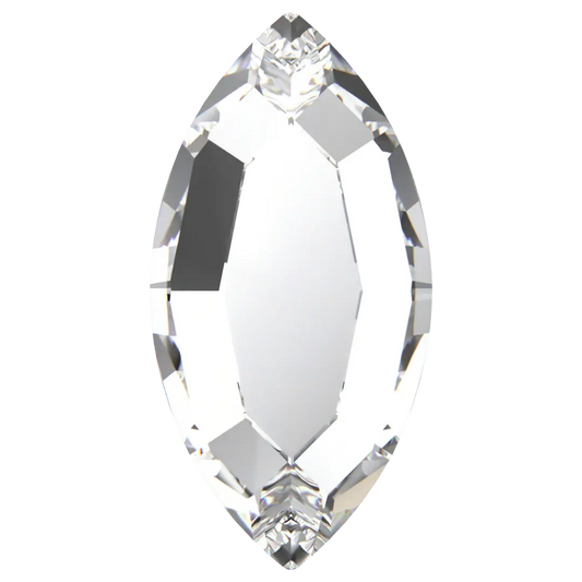 Swarovski Navette shape flat back rhinestone crystal non hotfix