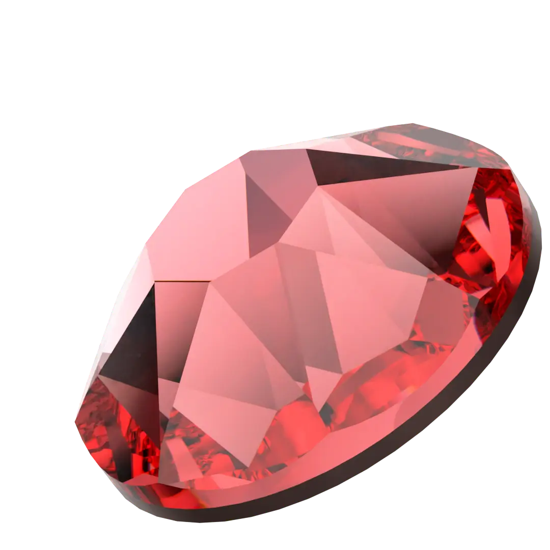 Swarovski Padparadscha flat back rhinestone crystal non hotfix
