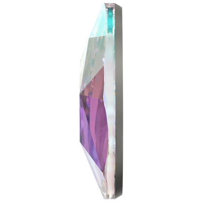 Swarovski Pear shape flat back rhinestone crystal non hotfix in Crystal AB color