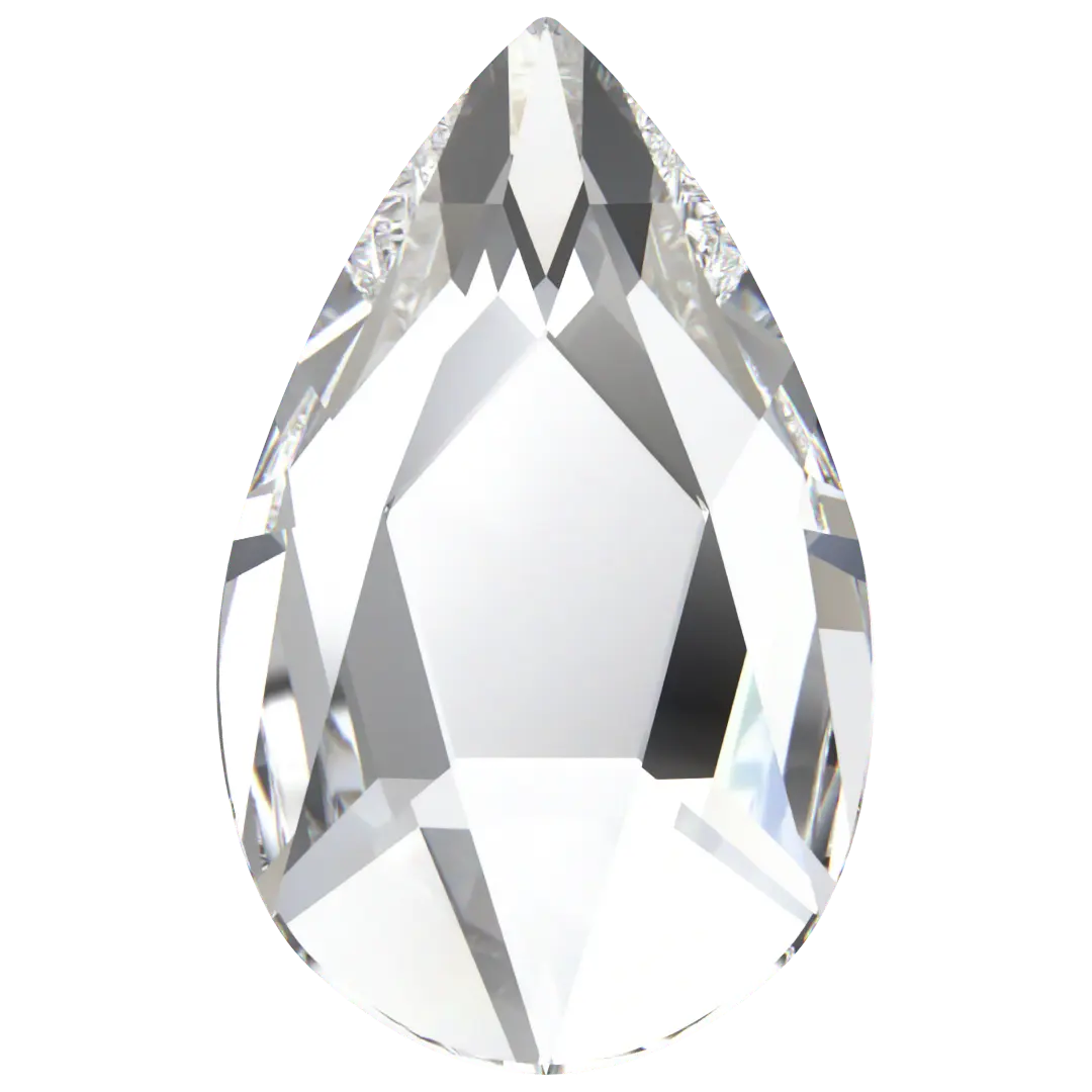Swarovski Pear shape flat back rhinestone crystal non hotfix