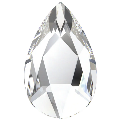 Swarovski Pear shape flat back rhinestone crystal non hotfix