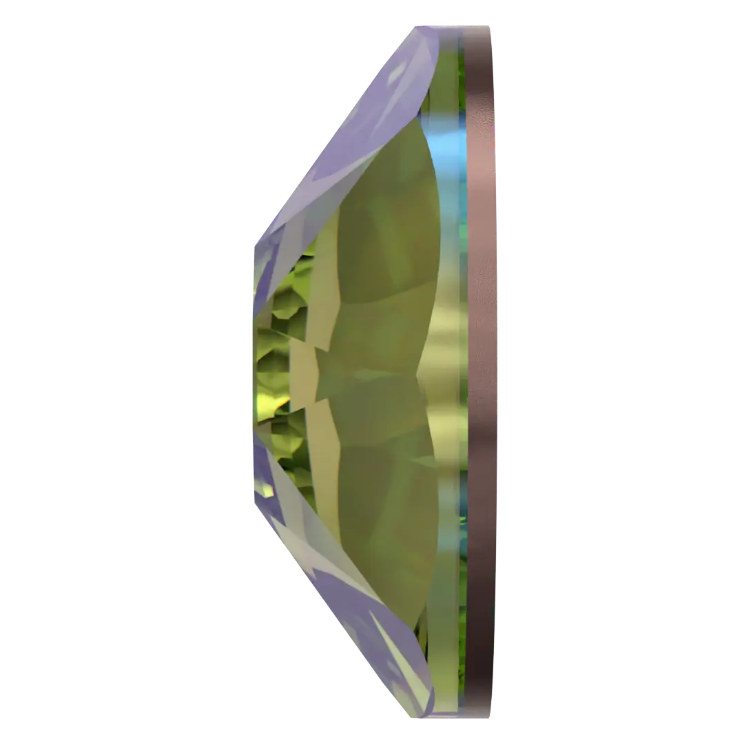 Swarovski Peridot Shimmer flat back rhinestone crystal non hotfix