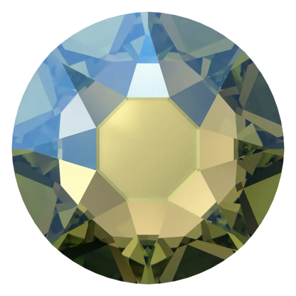 Swarovski Peridot Shimmer flat back rhinestone crystal non hotfix