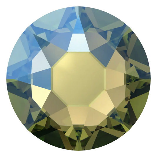 Swarovski Peridot Shimmer flat back rhinestone crystal non hotfix