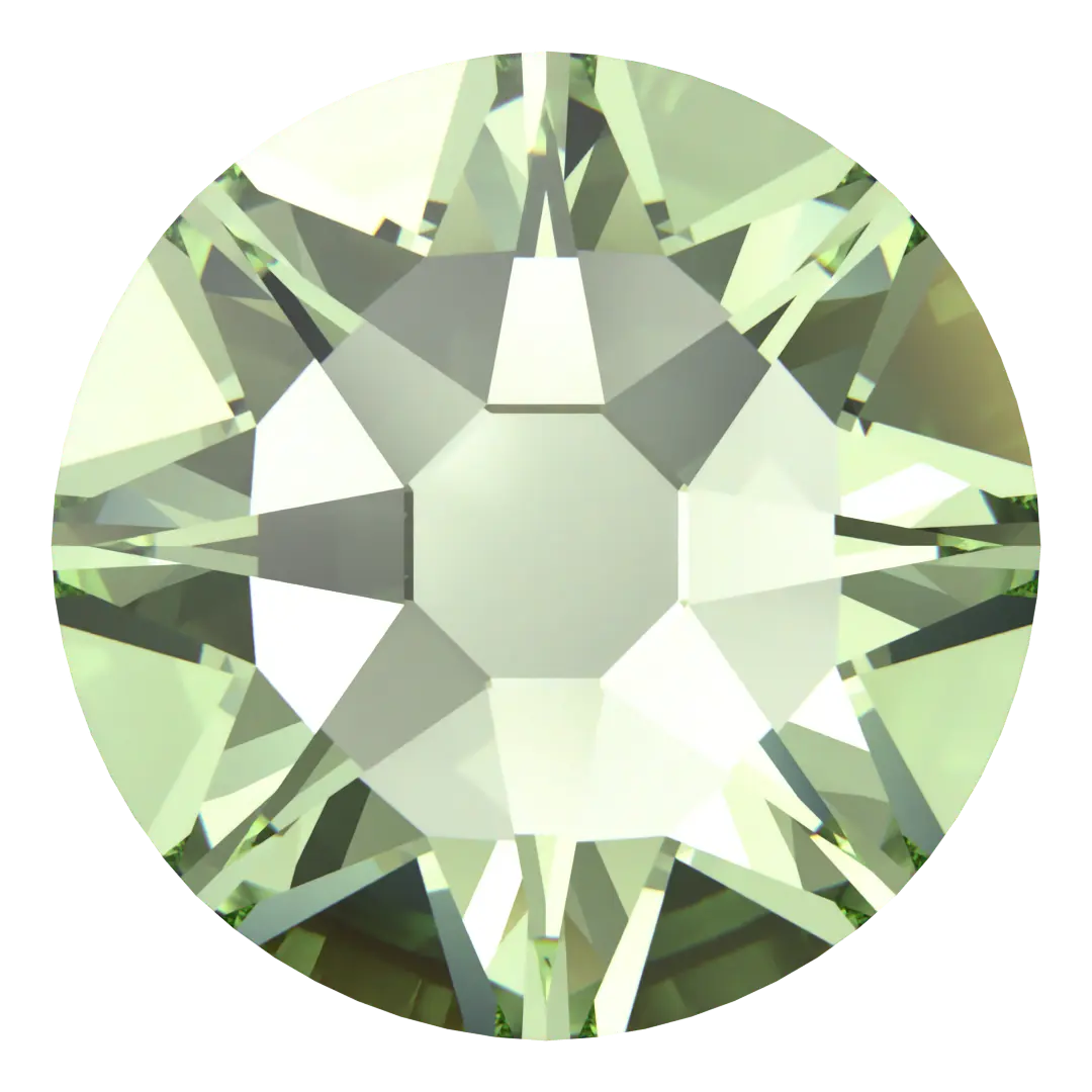 Swarovski Peridot flat back rhinestone crystal non hotfix