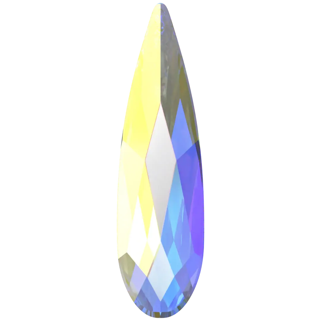 Swarovski Rain Drop shape flat back rhinestone crystal non hotfix