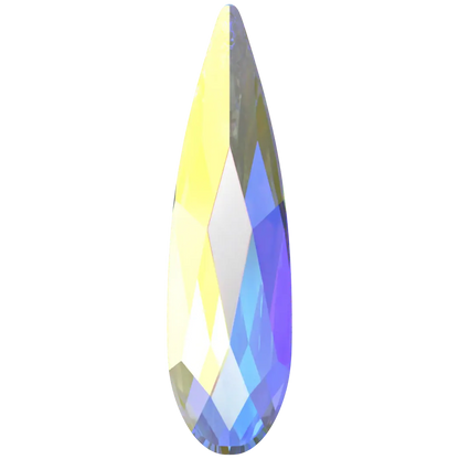 Swarovski Rain Drop shape flat back rhinestone crystal non hotfix