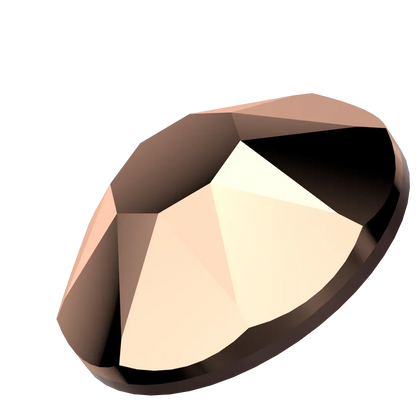 Swarovski Rose Gold flat back rhinestone crystal non hotfix