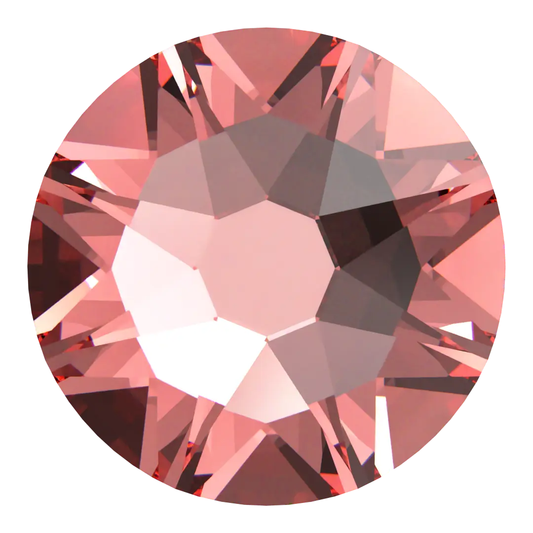Swarovski Rose Peach flat back rhinestone crystal non hotfix