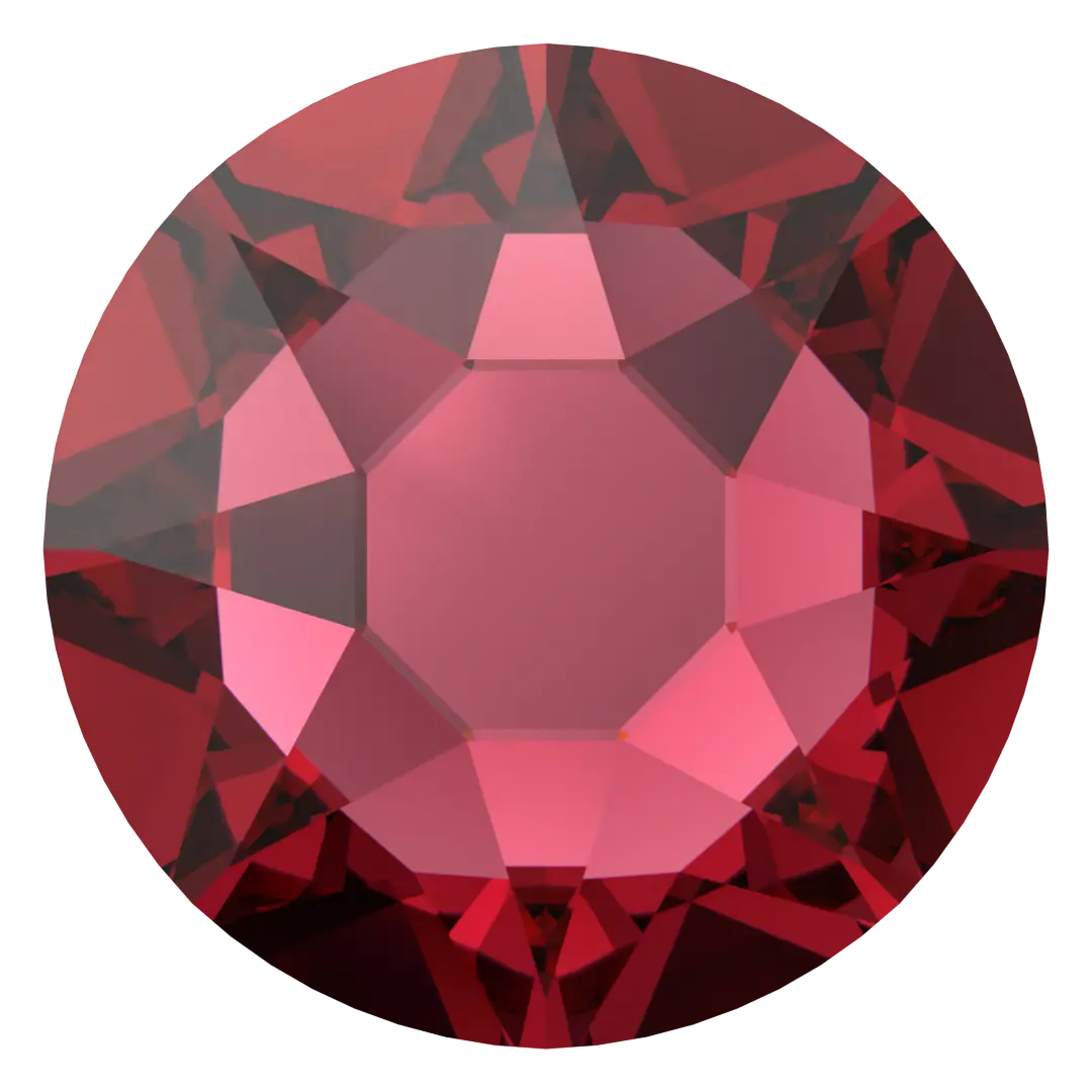 Swarovski Ruby flat back rhinestone crystal non hotfix