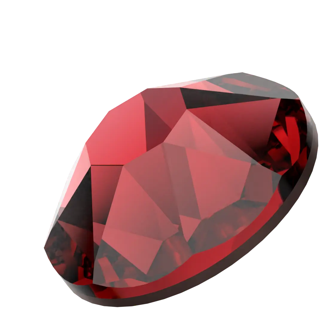 Swarovski Scarlet flat back rhinestone crystal non hotfix