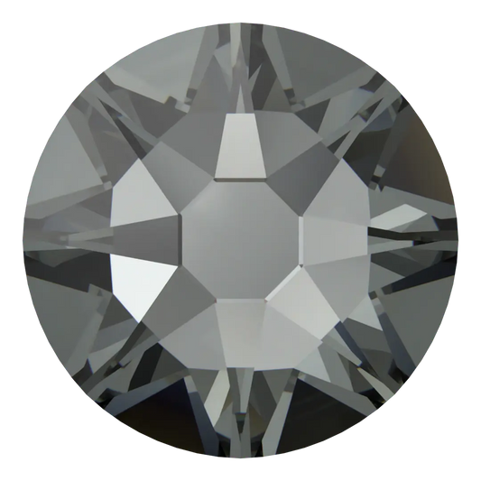 Swarovski Silver Night flat back rhinestone crystal non hotfix