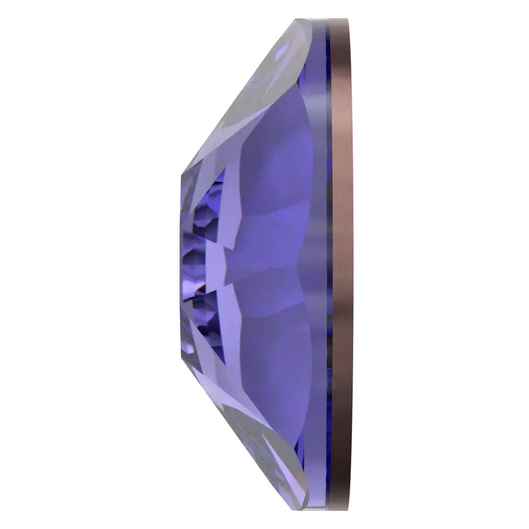 Swarovski Tanzanite flat back rhinestone crystal non hotfix
