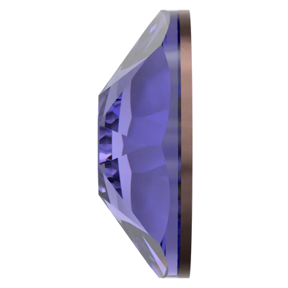 Swarovski Tanzanite flat back rhinestone crystal non hotfix