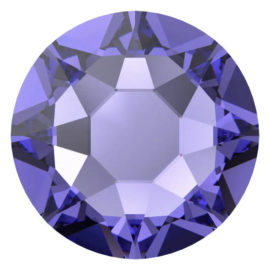 Swarovski Tanzanite flat back rhinestone crystal non hotfix