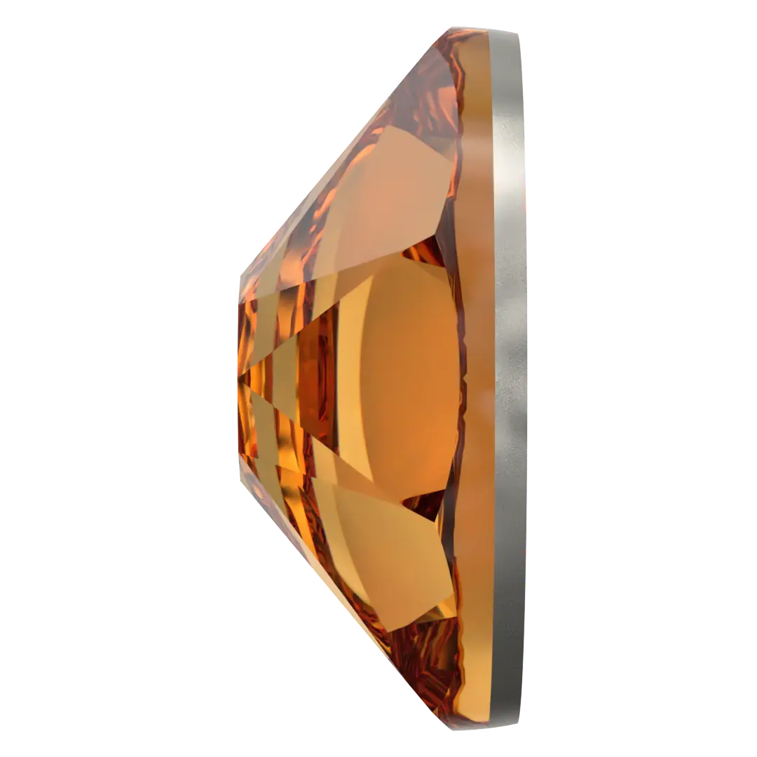 Swarovski Topaz flat back rhinestone crystal non hotfix