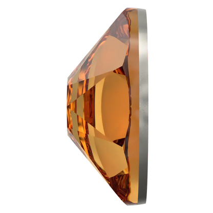 Swarovski Topaz flat back rhinestone crystal non hotfix