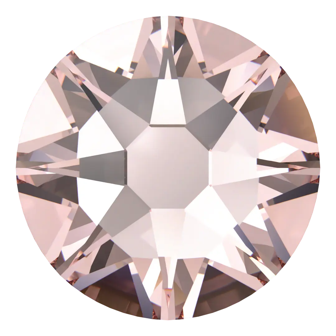 Swarovski Vintage Rose flat back rhinestone crystal non hotfix