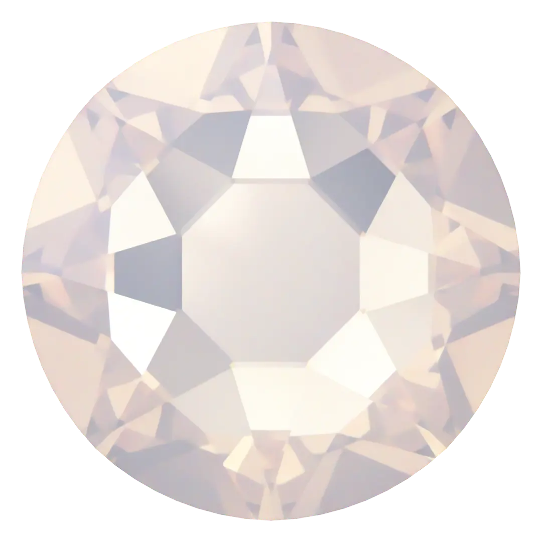 Swarovski White Opal flat back rhinestone crystal non hotfix