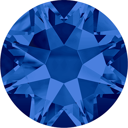Swarovski Capri Blue flat back rhinestone crystal non hotfix