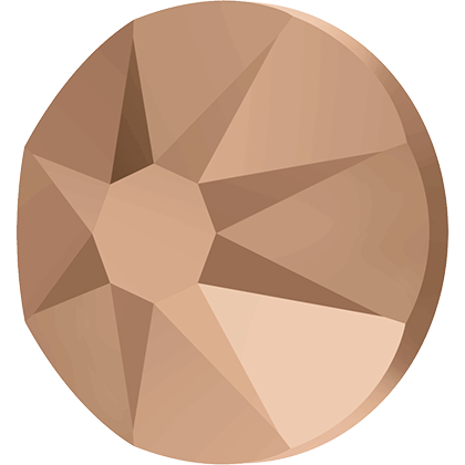 Swarovski Rose Gold flat back rhinestone crystal non hotfix