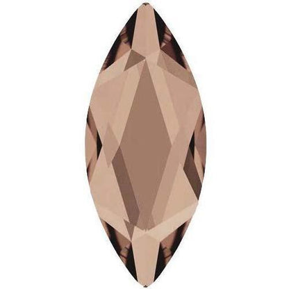Swarovski Marquise shape flat back rhinestone crystal non hotfix in Rose Gold color