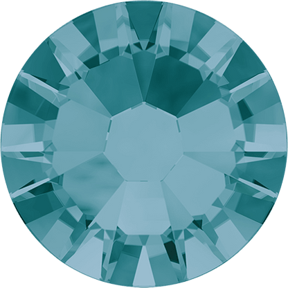 Swarovski Blue Zircon flat back rhinestone crystal non hotfix
