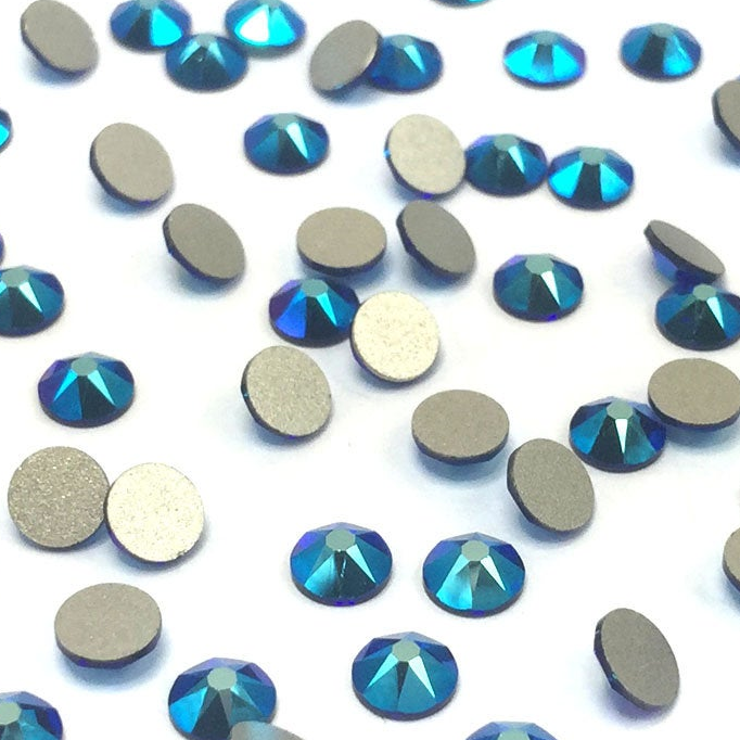 Swarovski Cobalt Shimmer flat back rhinestone crystal non hotfix