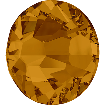 Swarovski Copper flat back rhinestone crystal non hotfix