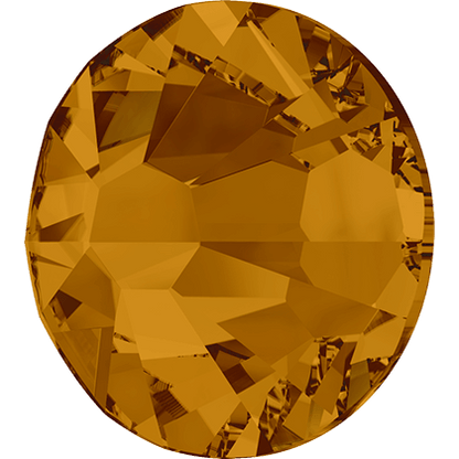 Swarovski Copper flat back rhinestone crystal non hotfix