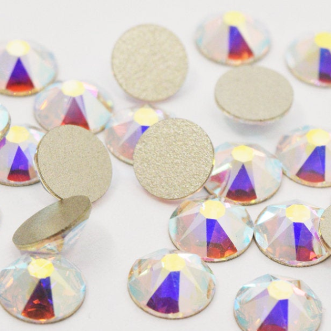 Swarovski Crystal AB SS16 flat back rhinestone crystal non hotfix wholesale pack
