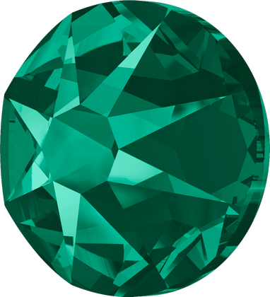 Swarovski Emerald flat back rhinestone crystal non hotfix