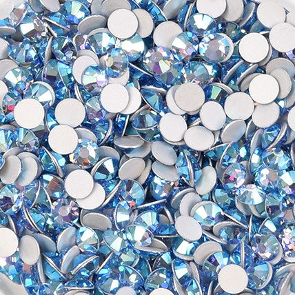 Flat back crystal on sale beads