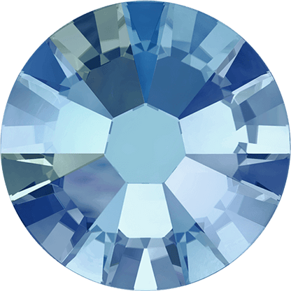 Swarovski Light Sapphire Shimmer flat back rhinestone crystal non hotfix