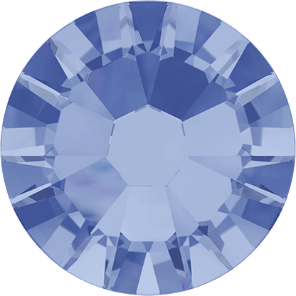 Swarovski Light Sapphire flat back rhinestone crystal non hotfix
