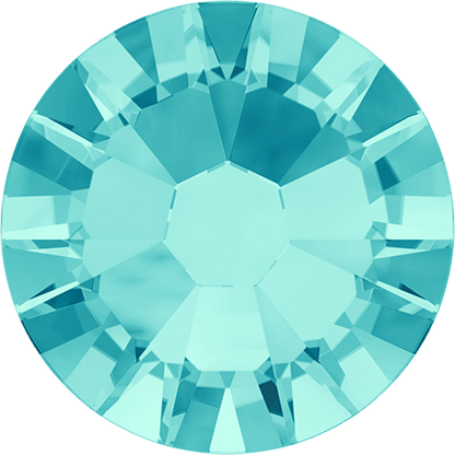 Swarovski Light Turquoise flat back rhinestone crystal non hotfix