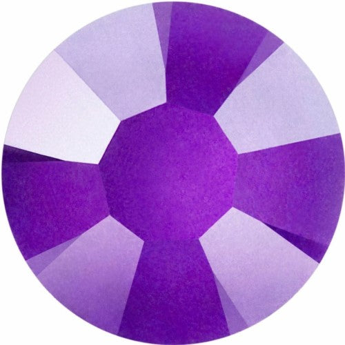 Preciosa Neon Violet flat back rhinestone crystal non hotfix