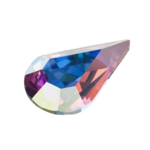 Preciosa Pear shape flat back rhinestone crystal non hotfix