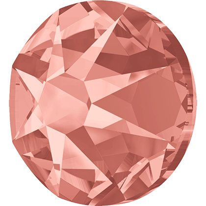 Swarovski Rose Peach flat back rhinestone crystal non hotfix