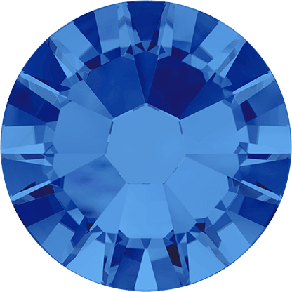 Swarovski Sapphire flat back rhinestone crystal non hotfix