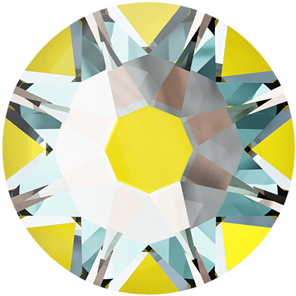 Swarovski Sunshine DeLite flat back rhinestone crystal non hotfix