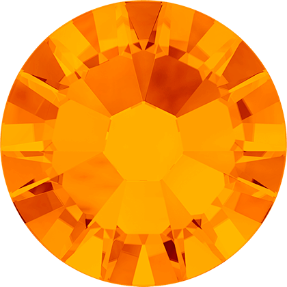 Swarovski Tangerine flat back rhinestone crystal non hotfix