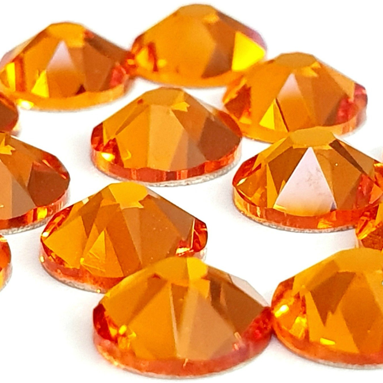 Swarovski Tangerine flat back rhinestone crystal non hotfix