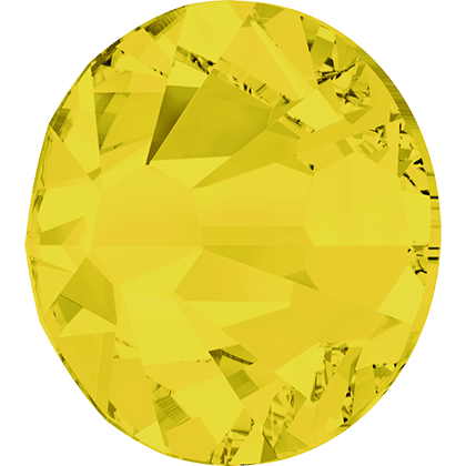 Swarovski Yellow Opal flat back rhinestone crystal non hotfix