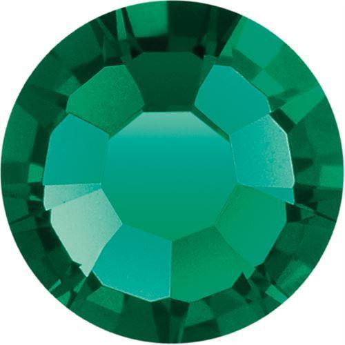 Preciosa Emerald flat back rhinestone crystal non hotfix