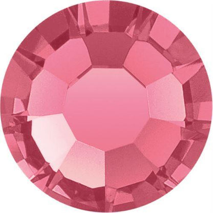 Preciosa Indian Pink flat back rhinestone crystal non hotfix